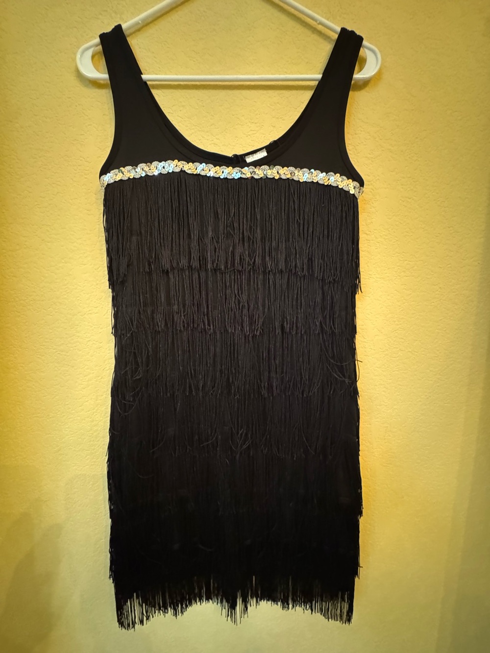 Spirit Halloween Flapper Fringed Dress Size Small